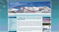 Desktop Screenshot of colegiopuentesardas.org